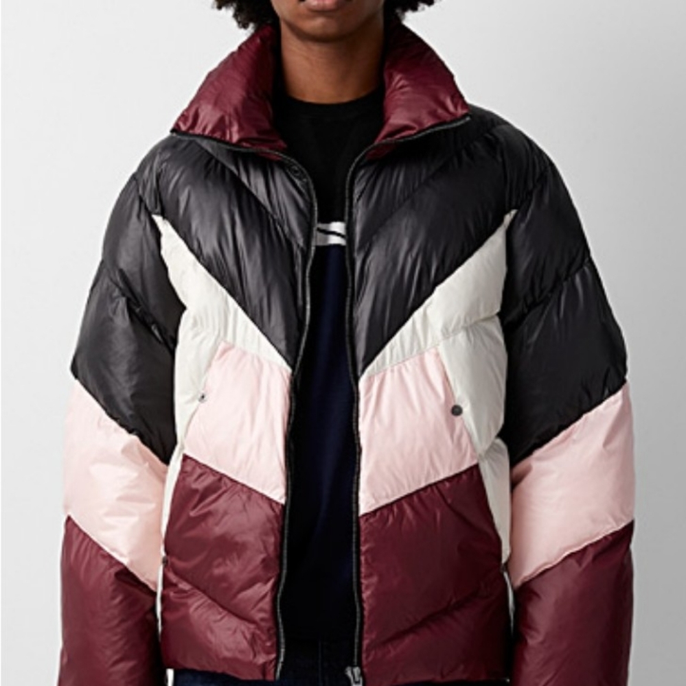 NEIL BARRETT Colour Blocks Down Puffer Jacket